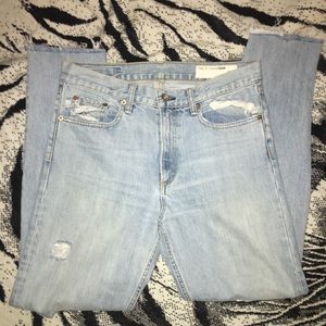 Distressed rag&bone jeans